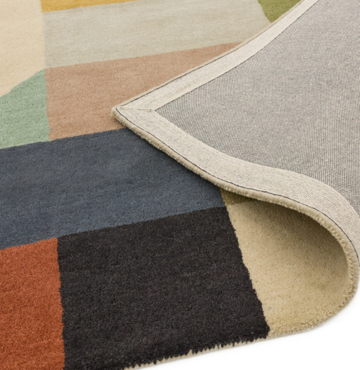 Tapis moderne tufté main en laine PALETTE