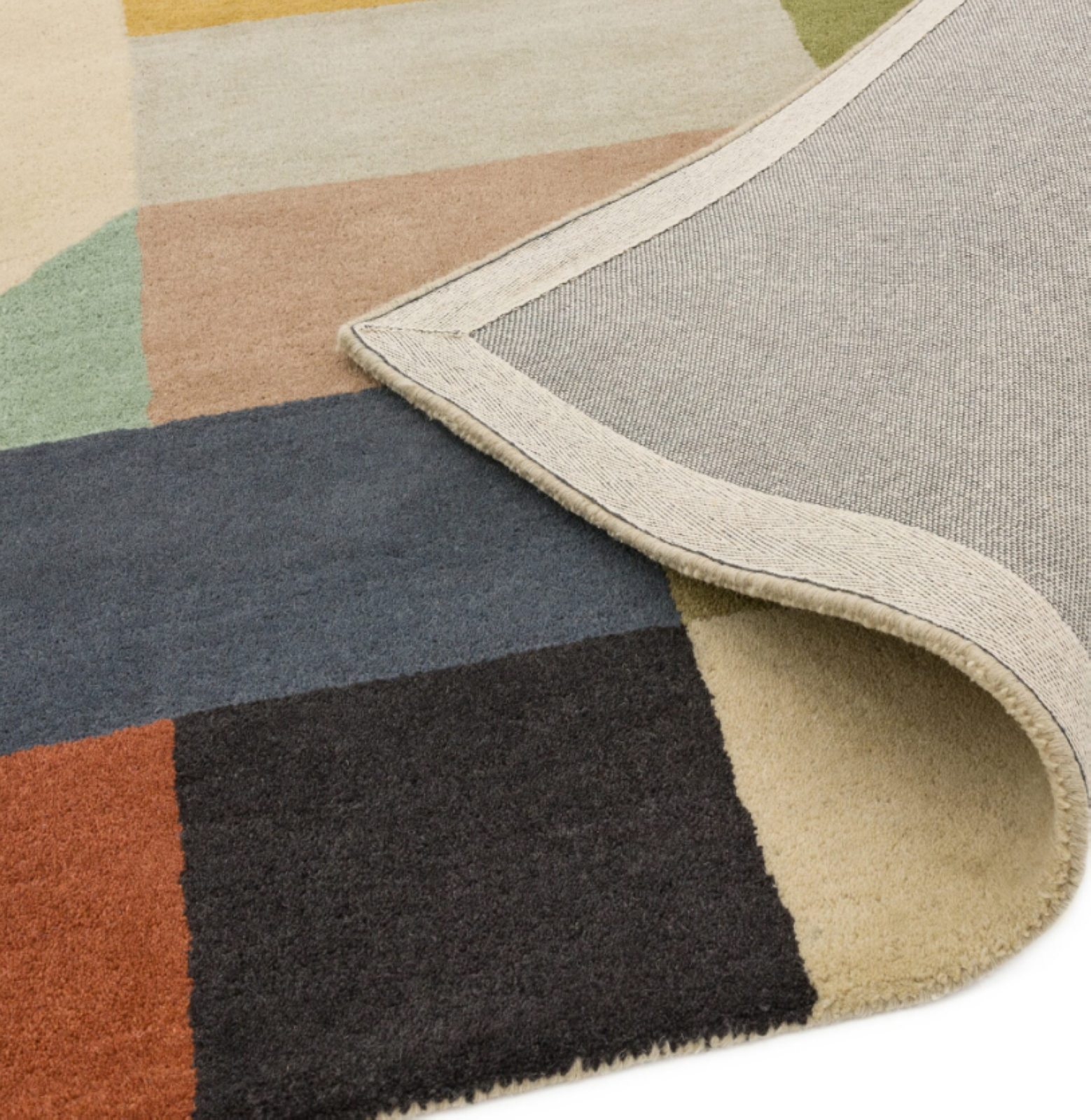 Tapis moderne tufté main en laine PALETTE