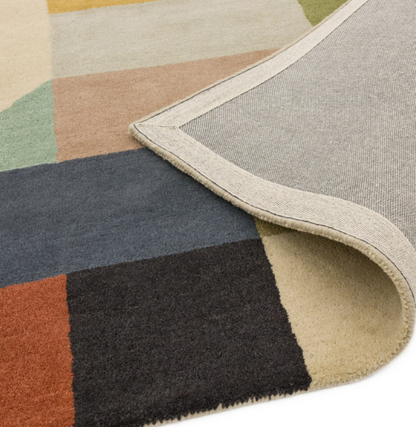 Tapis moderne tufté main en laine PALETTE