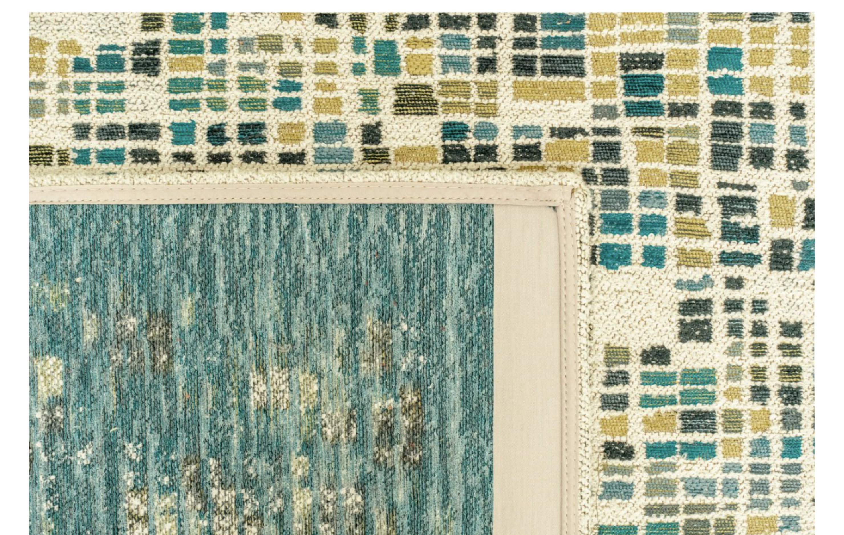 Tapis moderne tissé plat BOXY