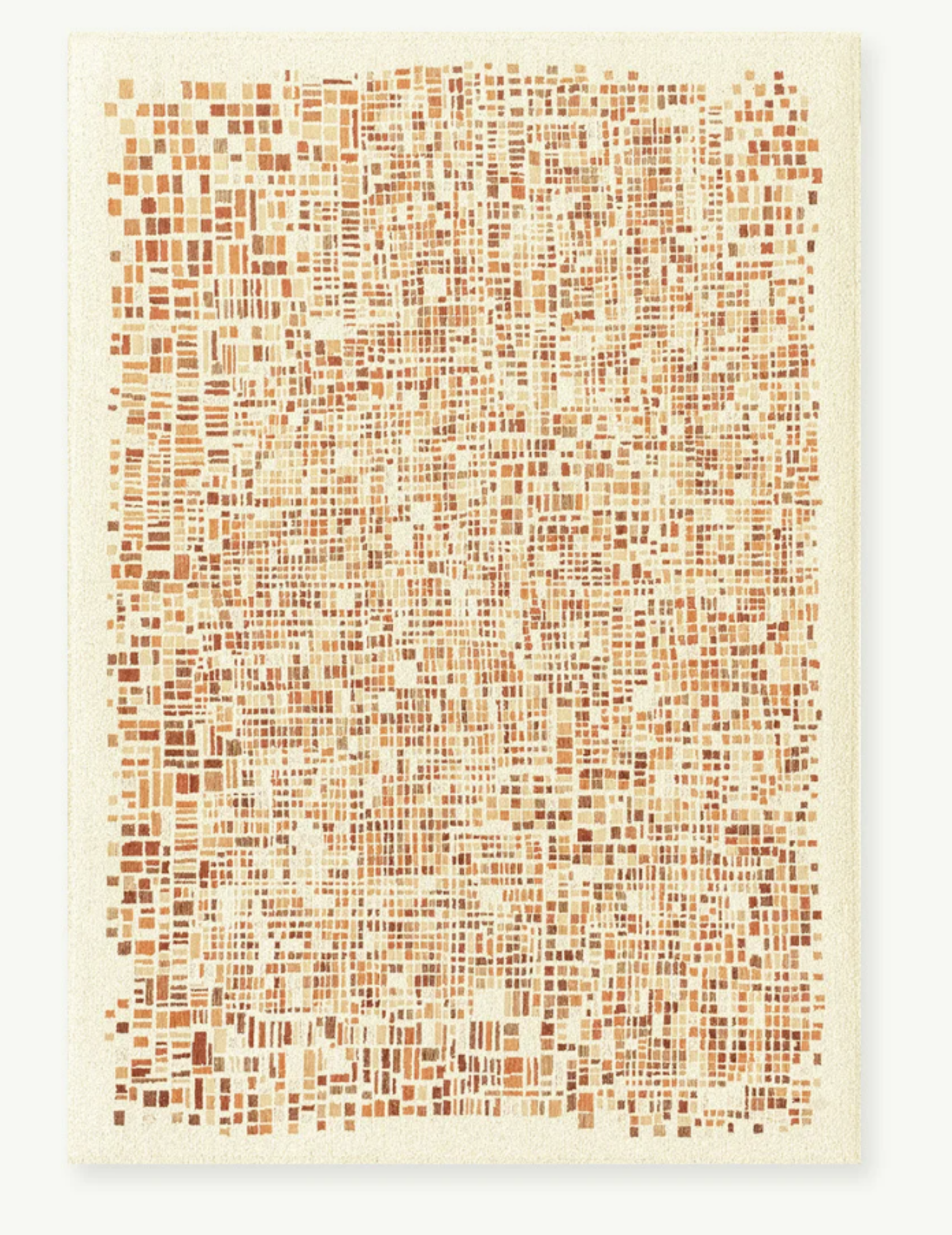 Tapis moderne tissé plat BOXY