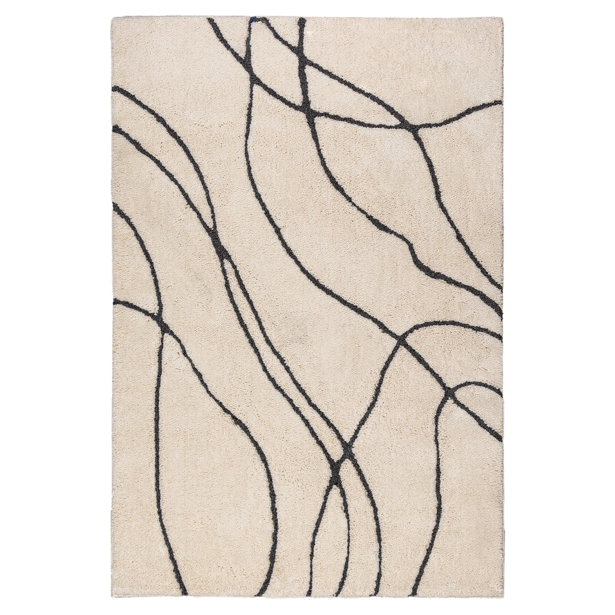 Tapis de chambre et salon tissé plat BROOK