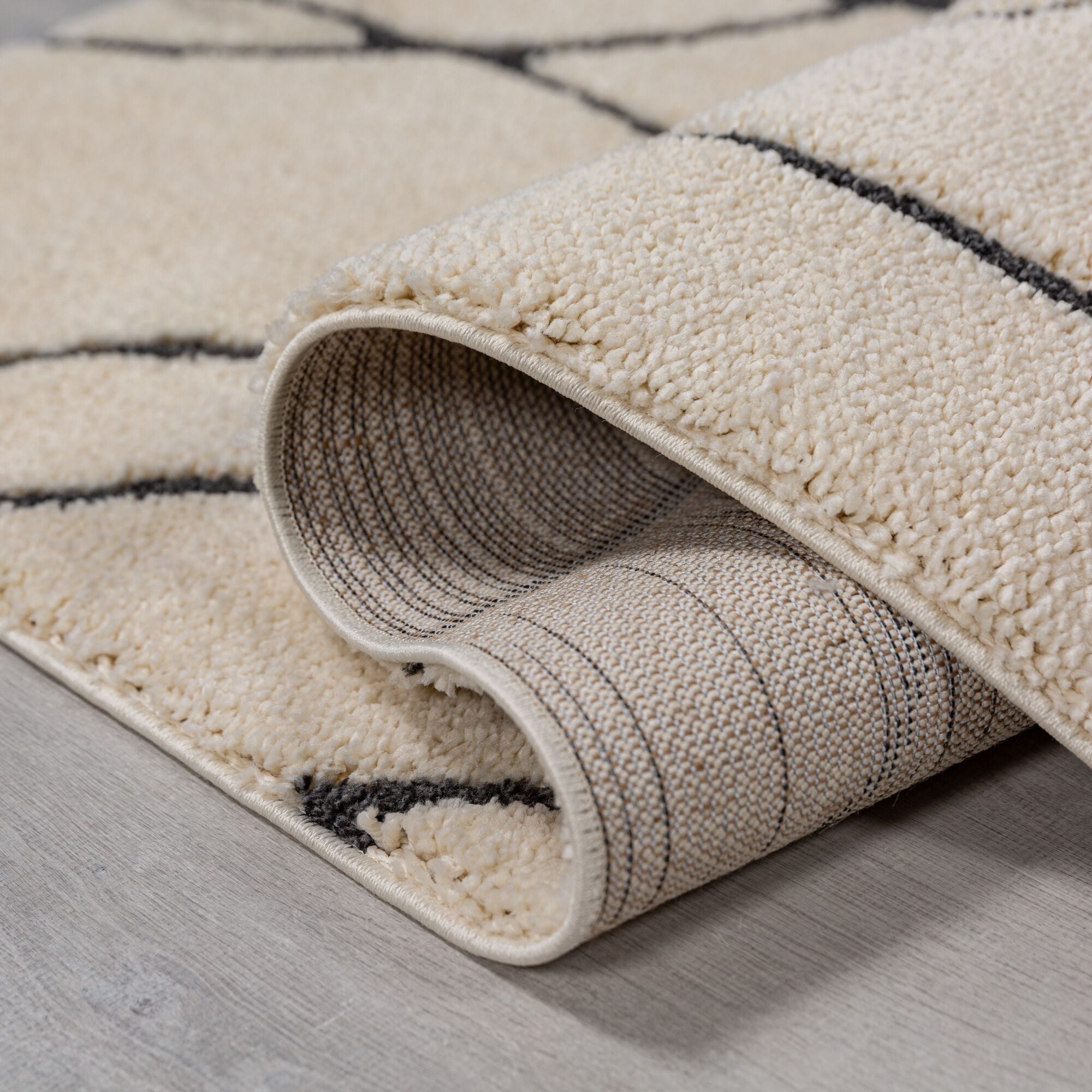 Tapis de chambre et salon tissé plat BROOK