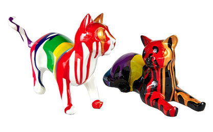 Sculpture statue moderne POP CATS