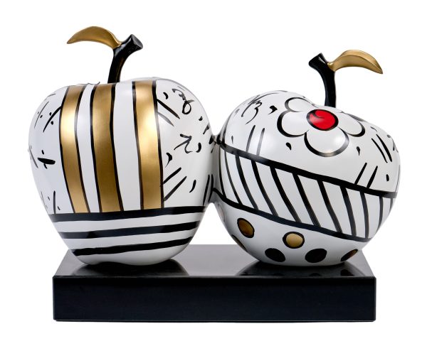 Sculpture statue moderne BIG APPLES