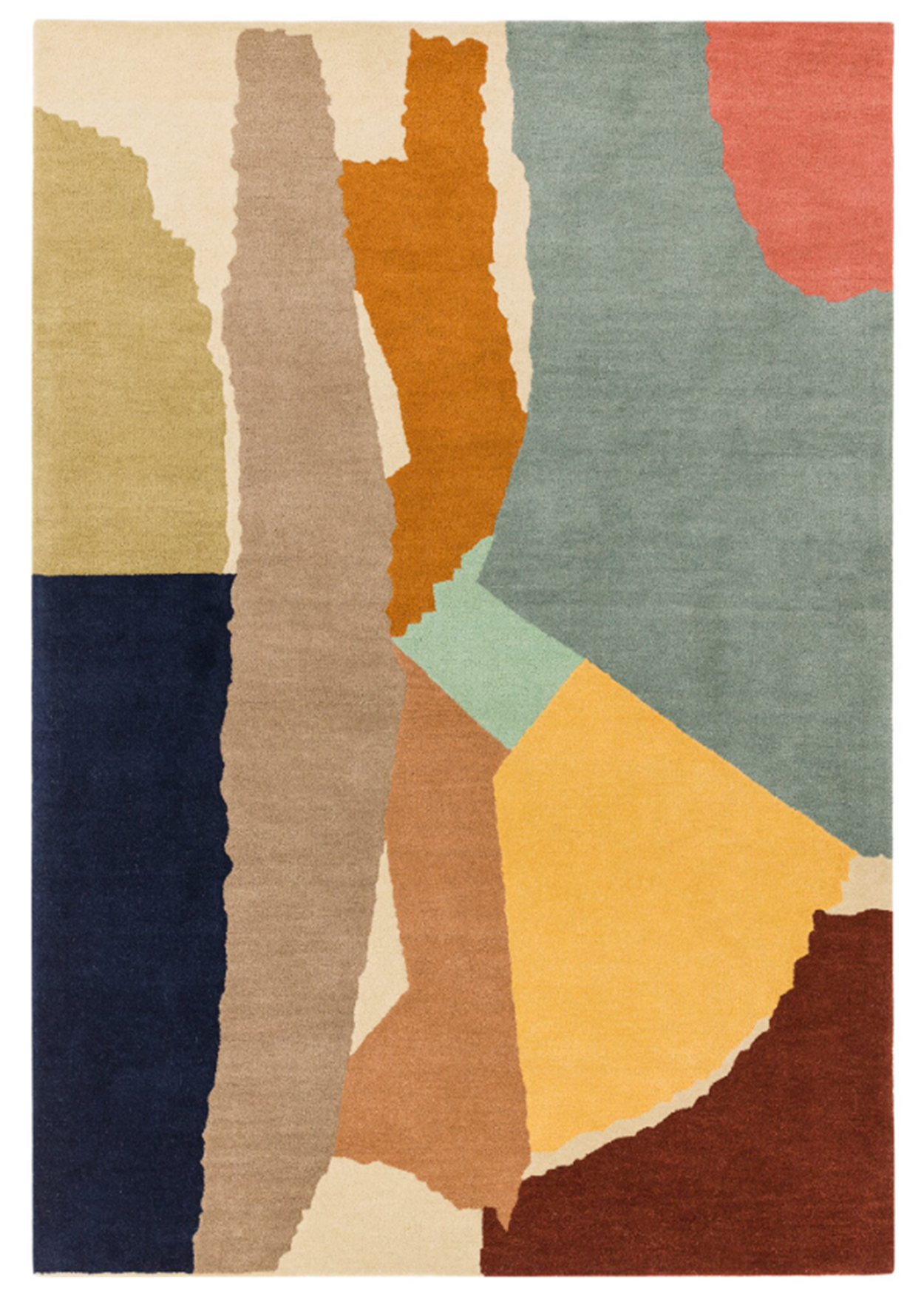 Tapis tufté main en laine TOMY