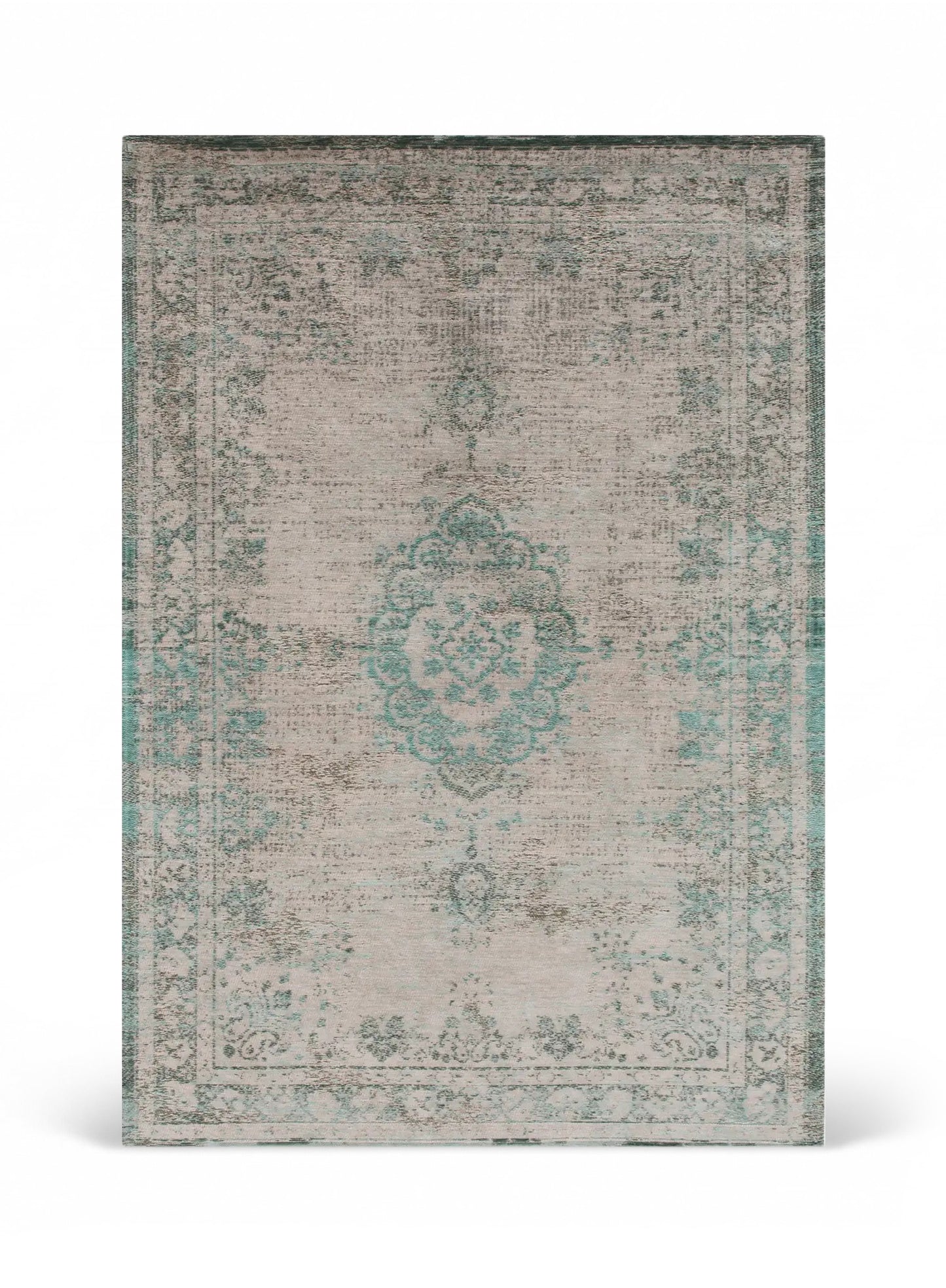 Tapis de salon et chambre tissé plat MEDAILLON