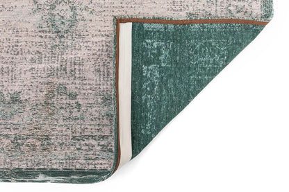 Tapis de salon et chambre tissé plat MEDAILLON