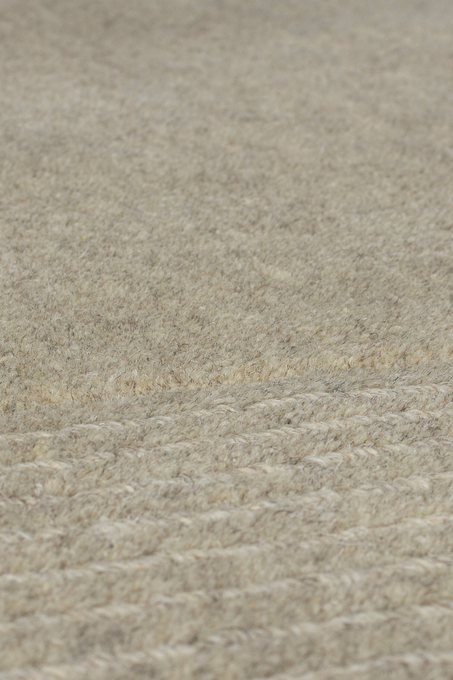 Tapis de salon uni en laine LEONE