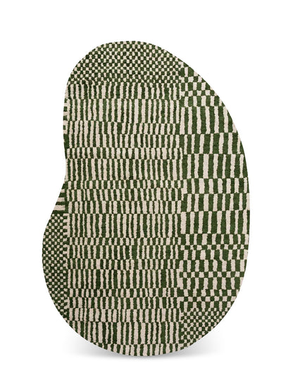 Tapis tissé plat moderne BERBER STRUCTURES
