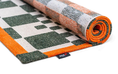 Tapis tissé plat moderne CHECKMATE