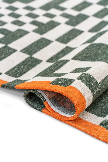 Tapis tissé plat moderne CHECKMATE