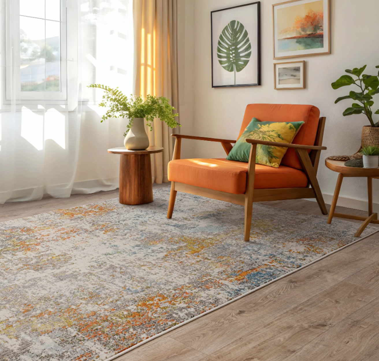 Alfombra moderna de tejido plano VESPER