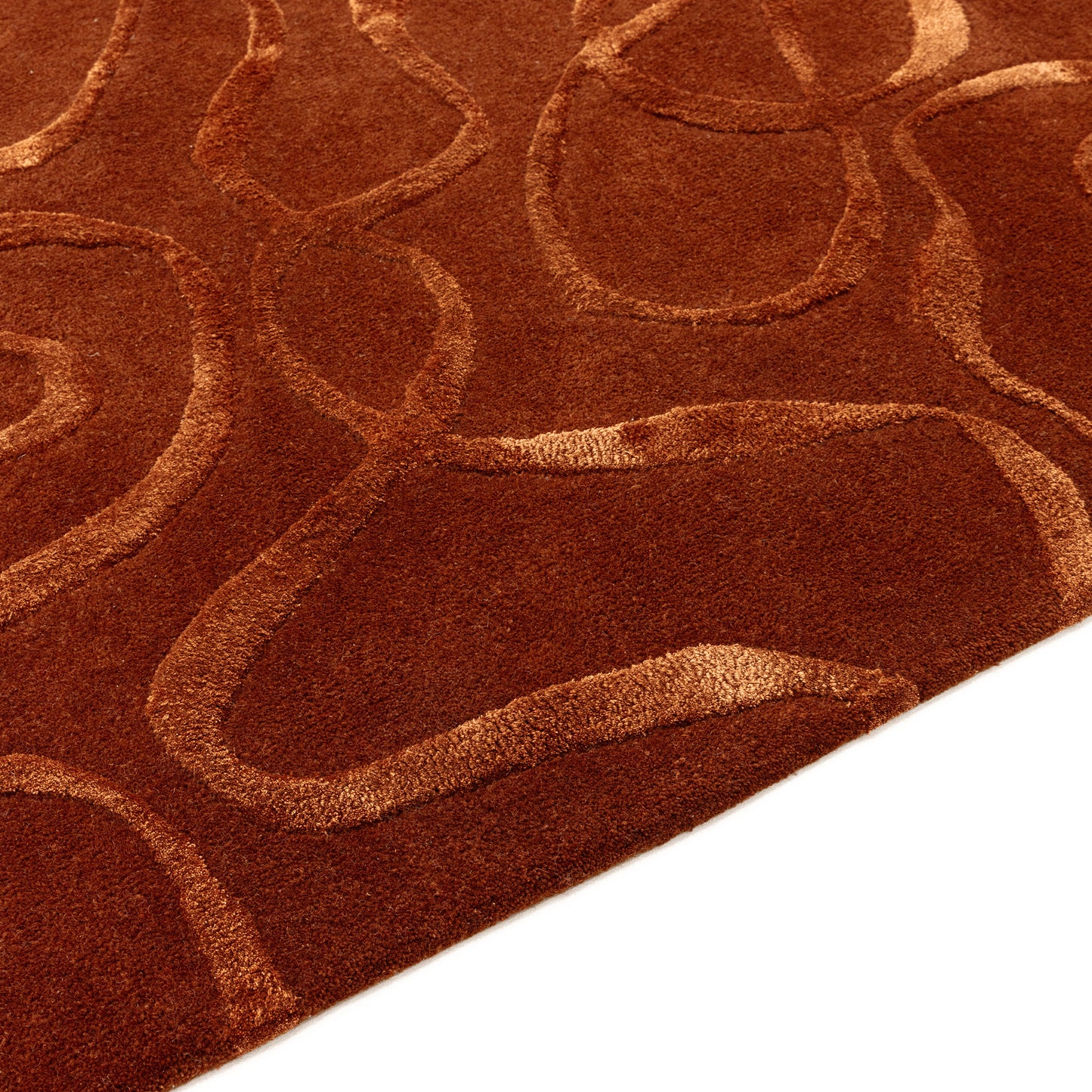 Tapis tufté main en laine SHIFT