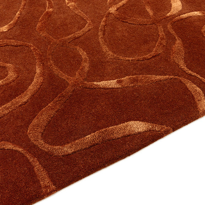 Tapis tufté main en laine SHIFT