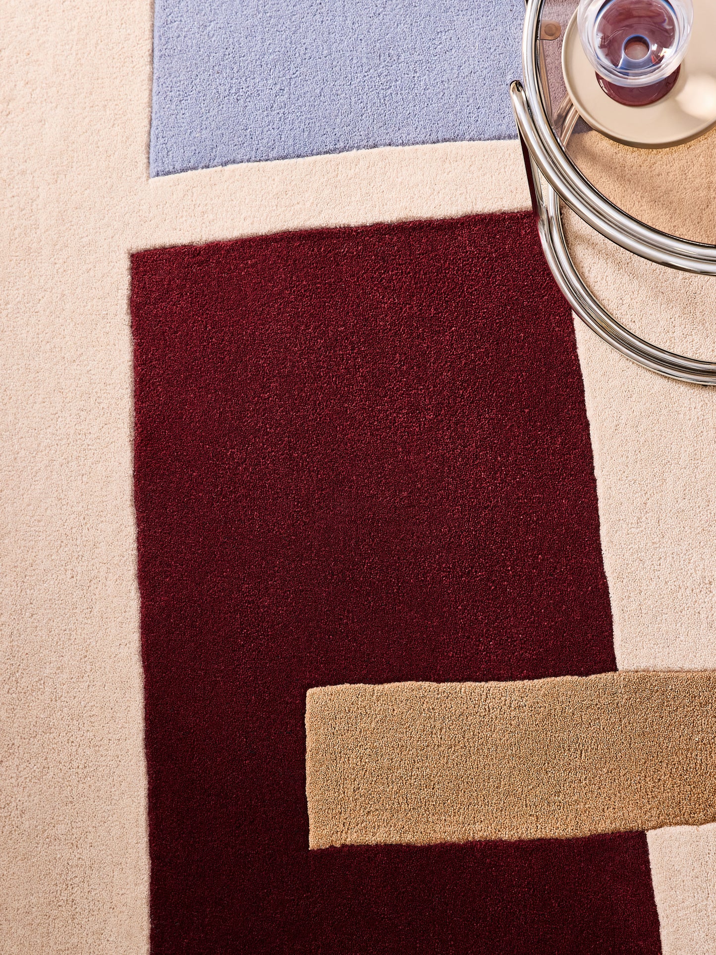 Tapis de salon et chambre pure laine VANESSA