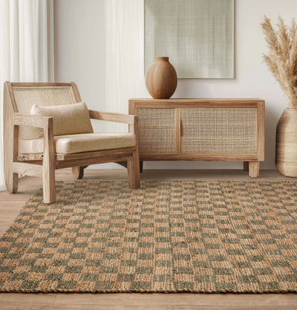 Tapis moderne en jute SCAPE