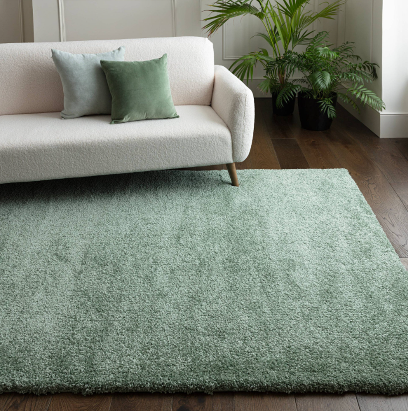 Alfombra de pelo largo MAPY para sala de estar y dormitorio 