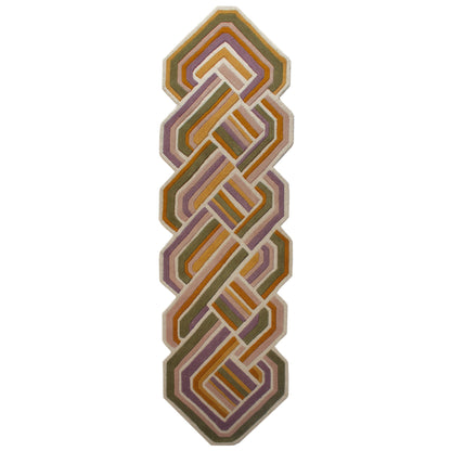 Tapis de salon, chambre et couloir pure laine SHELLY