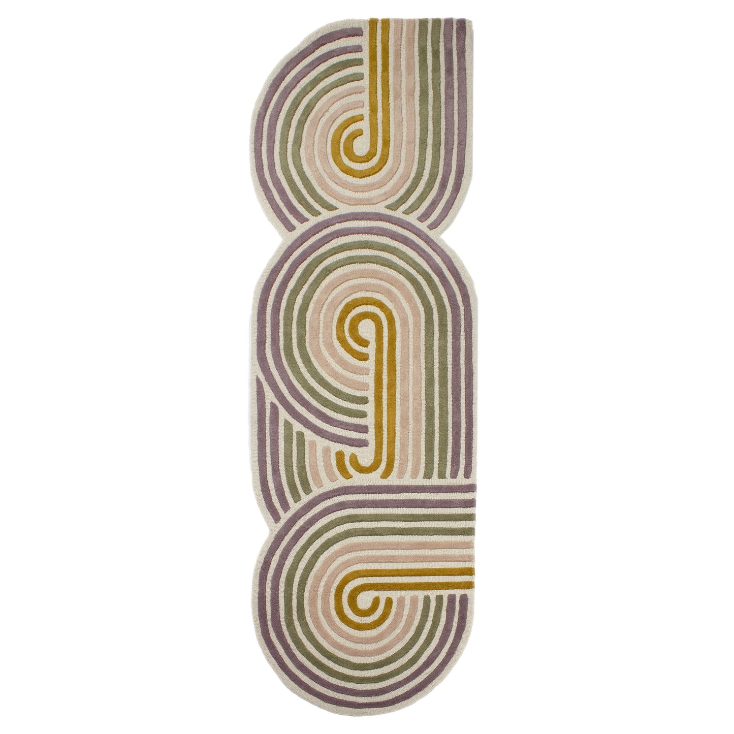 Tapis de salon, chambre et couloir pure laine COILY