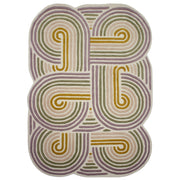 Tapis de salon, chambre et couloir pure laine COILY