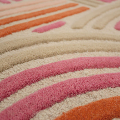 Tapis de salon, chambre et couloir pure laine COILY