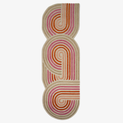 Tapis de salon, chambre et couloir pure laine COILY