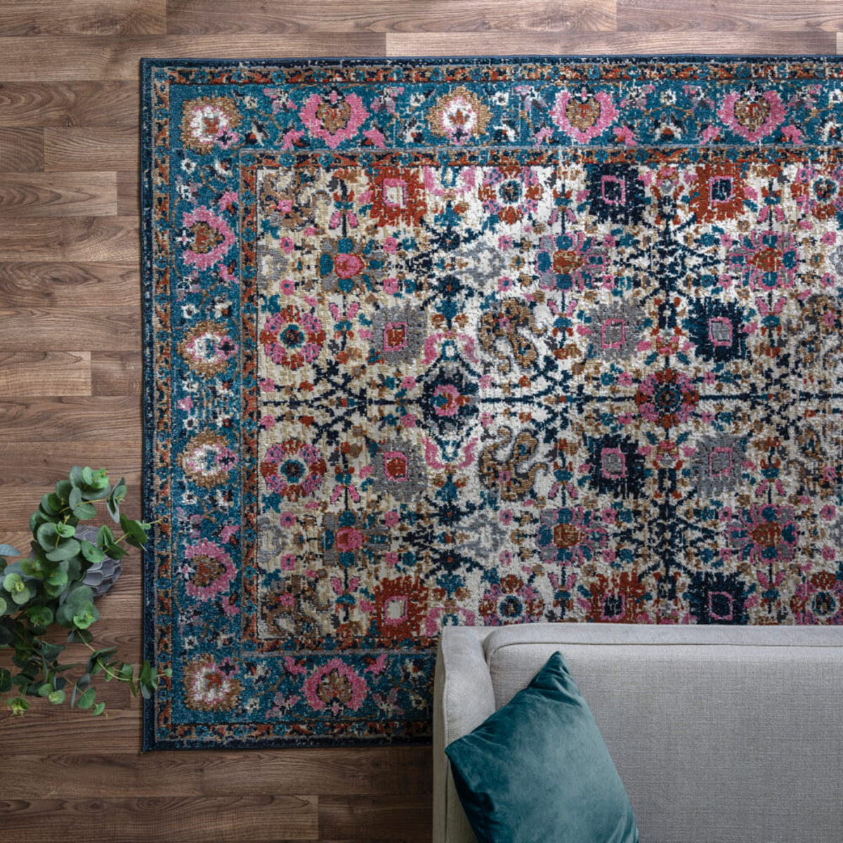 Alfombra de salón moderna de algodón DAKAR