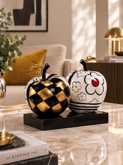 Sculpture statue moderne BIG APPLES