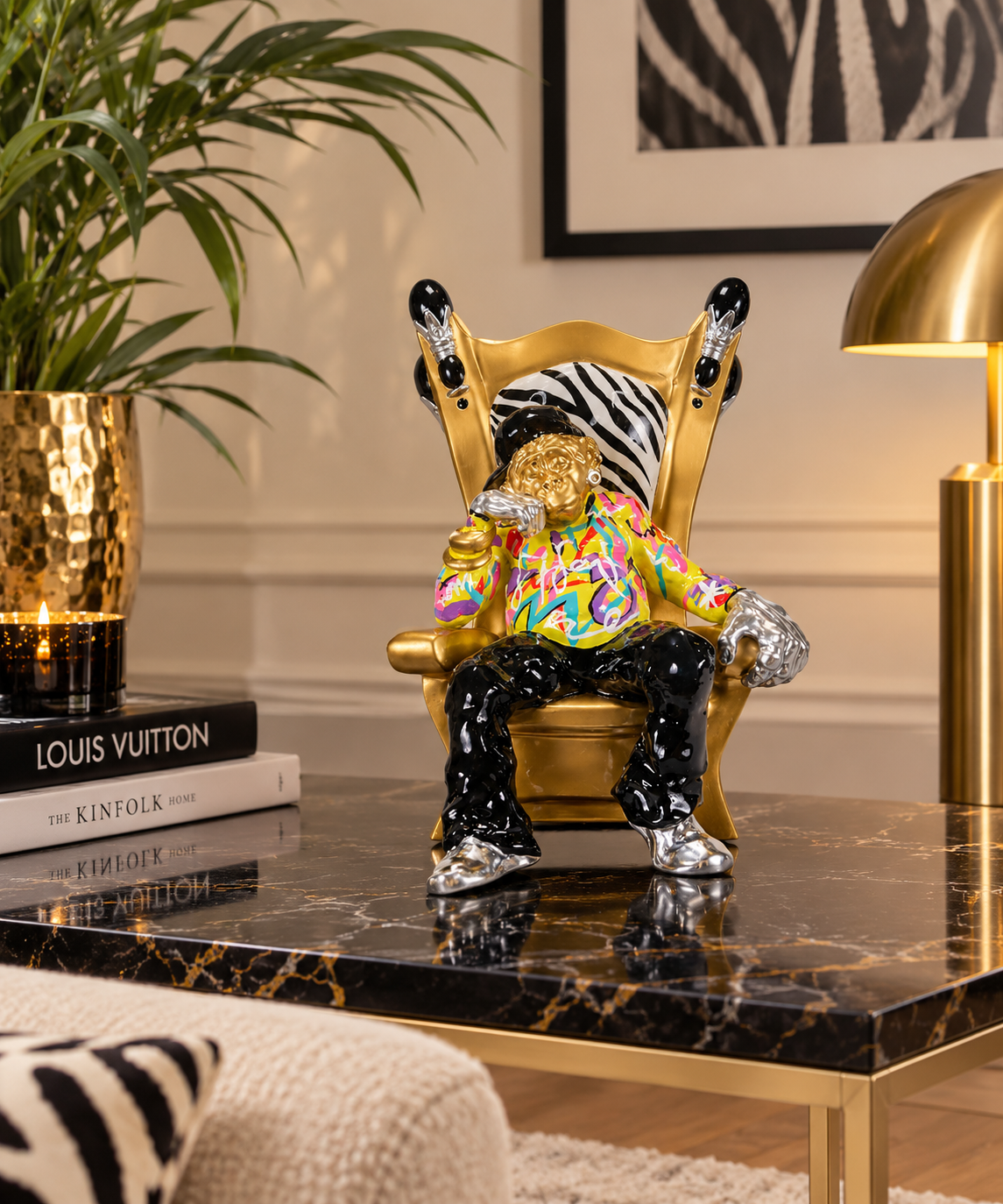 Sculpture statue moderne DANTON - 42 cm