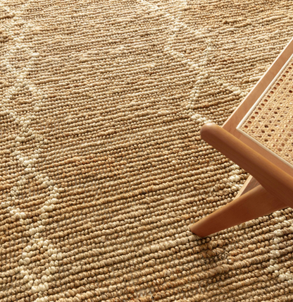 Tapis tissé main en jute AGORA