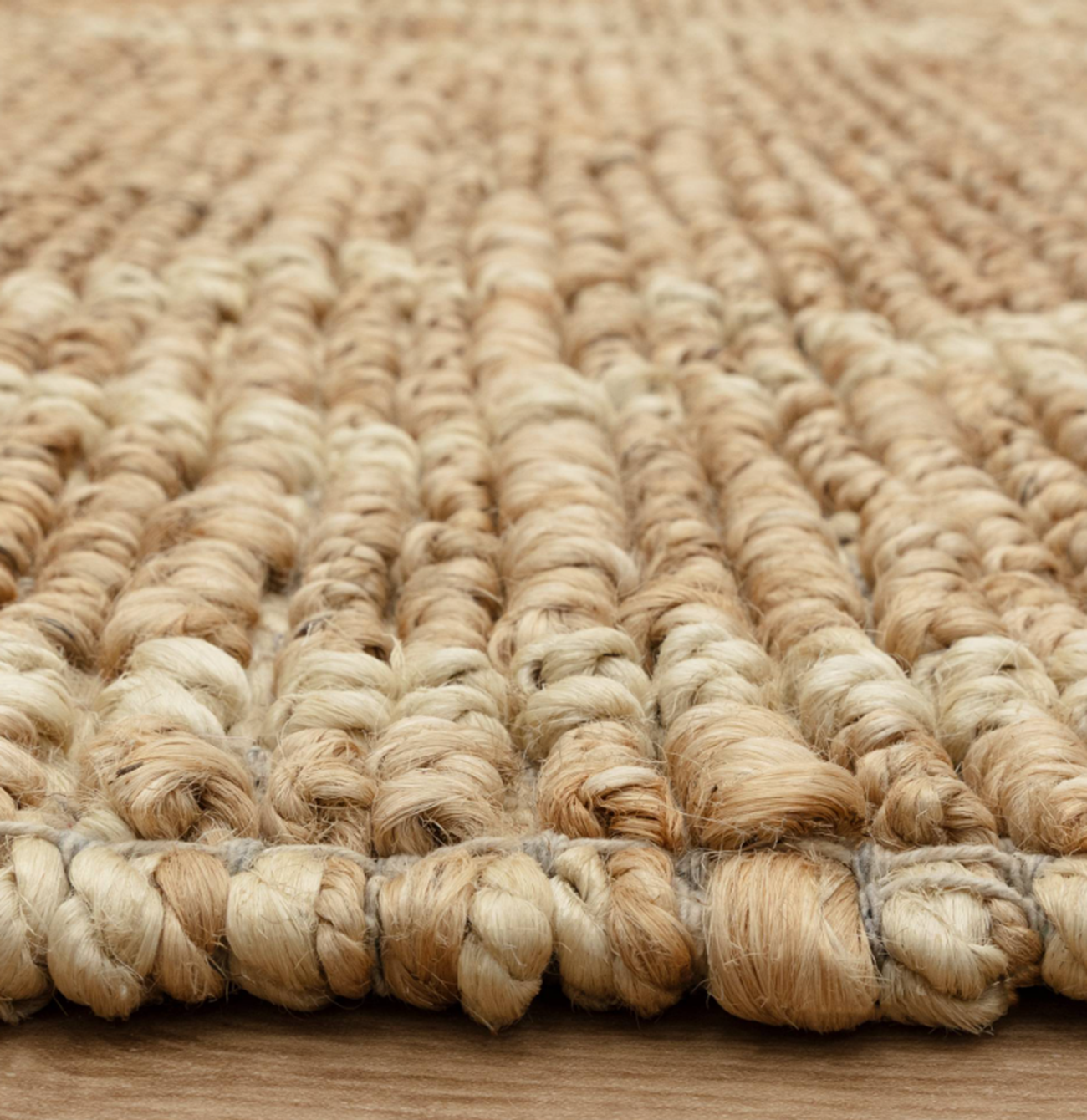 Tapis tissé main en jute AGORA