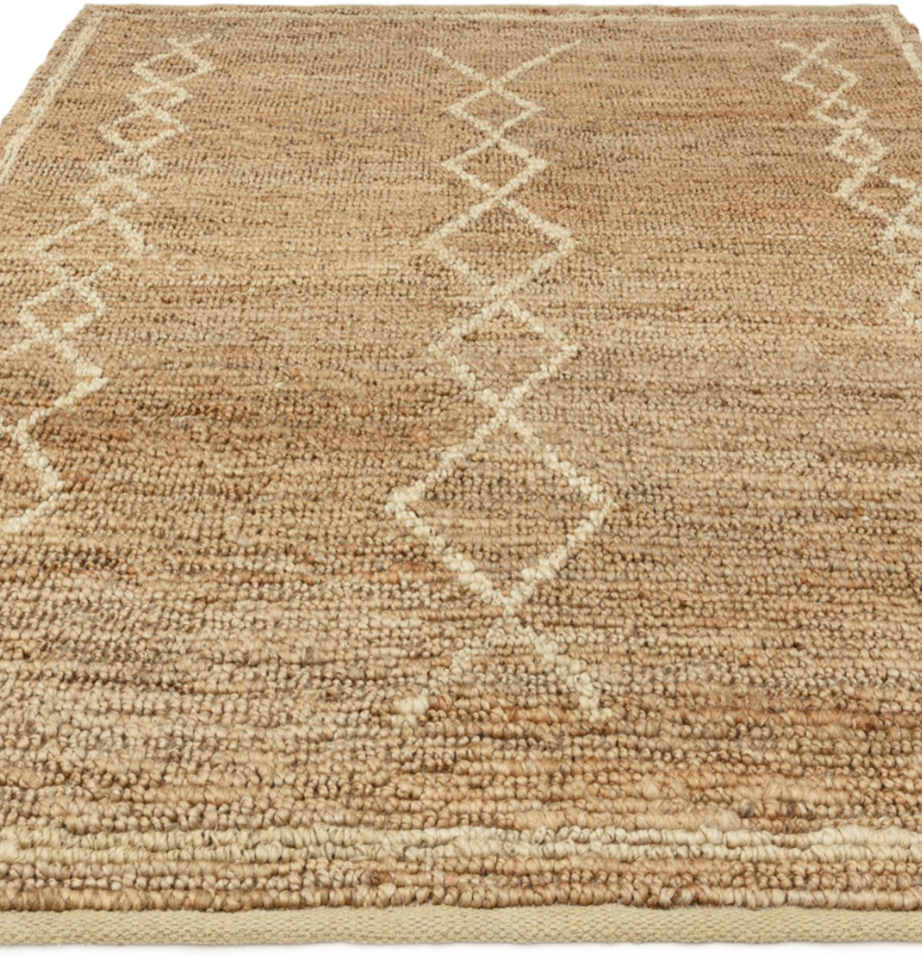Tapis tissé main en jute AGORA