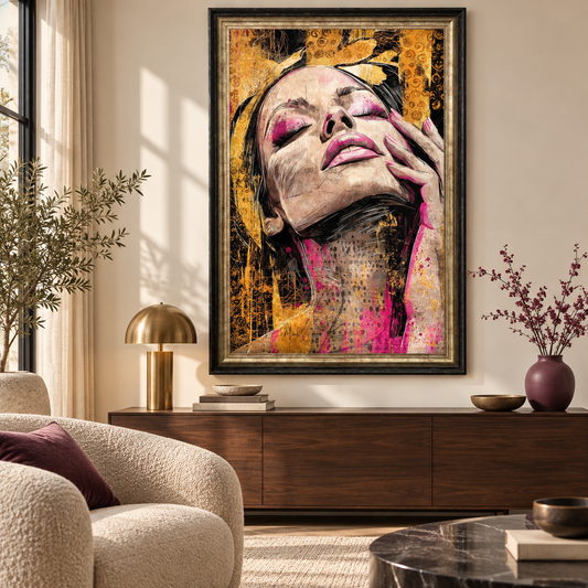 Tableau cadre en bois KATY