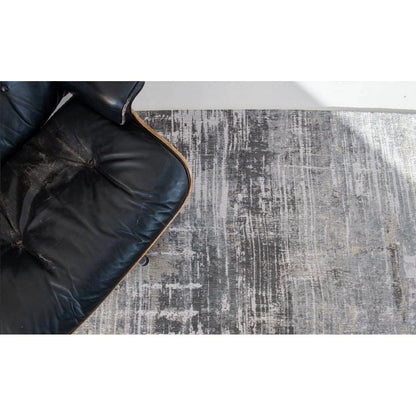 Tapis de salon en coton Atlantic Streaks - Coney Grey