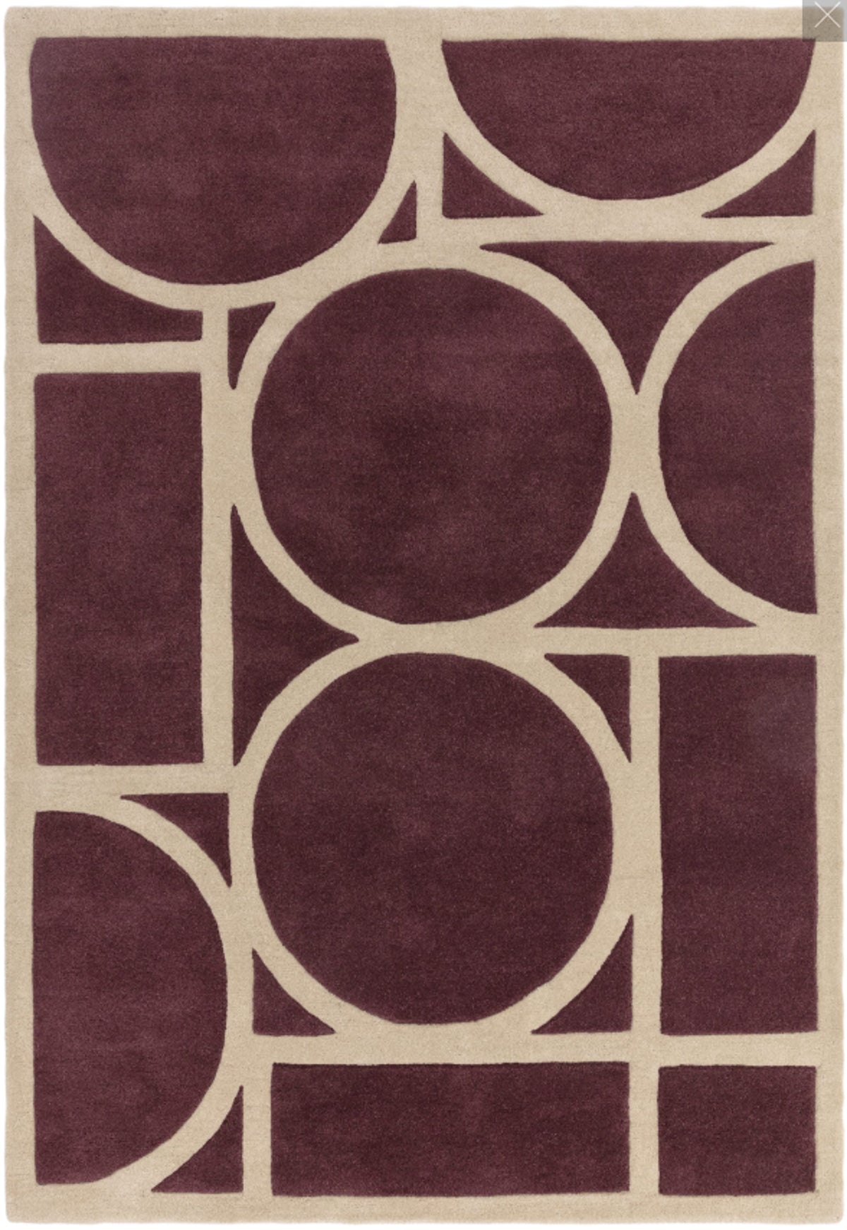 Alfombra de salón moderna de algodón DAKAR