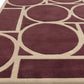 Tapis de salon moderne en laine SUBWAY