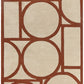 Tapis de salon moderne en laine SUBWAY