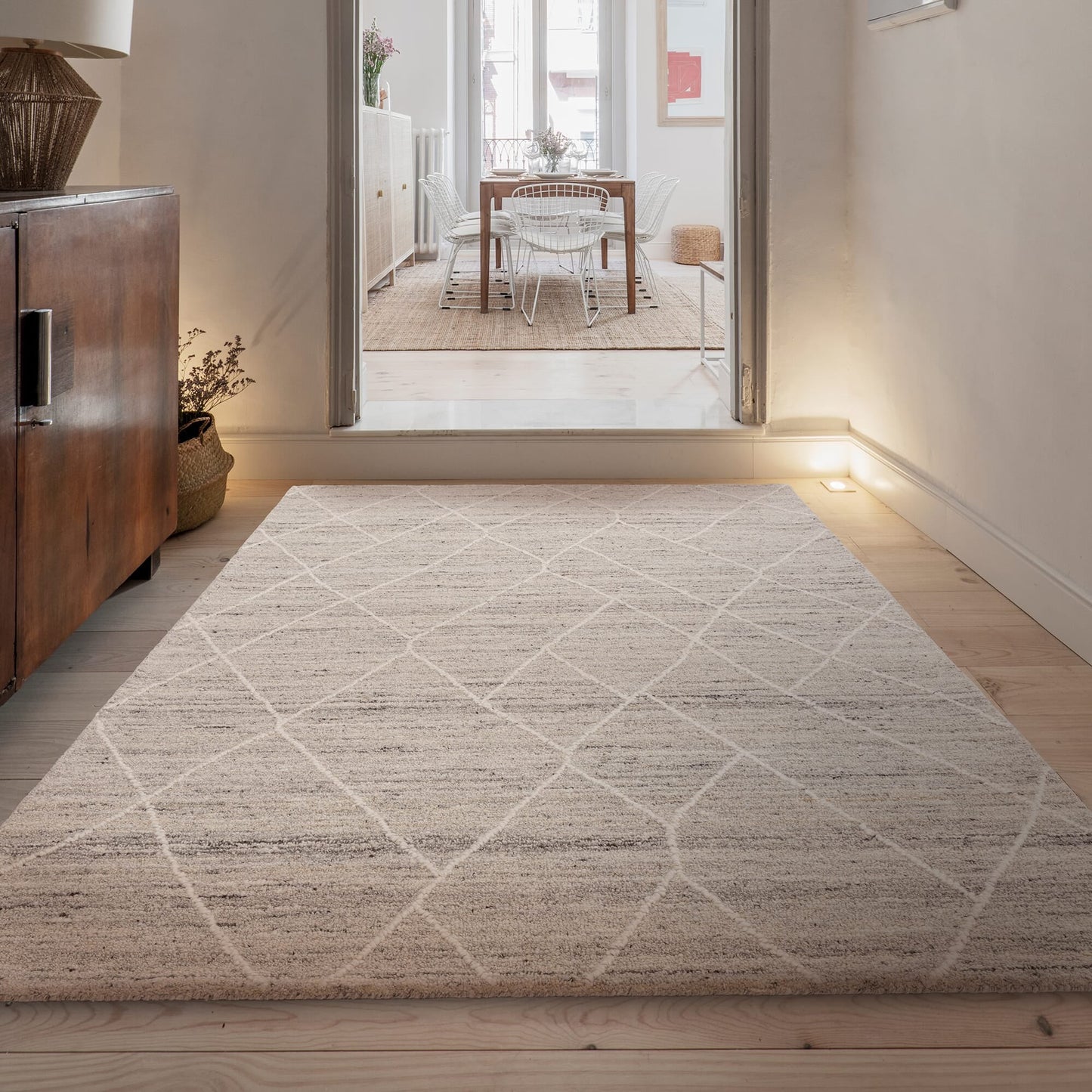 Alfombra de salón moderna de algodón DAKAR