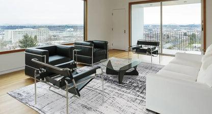 Tapis de salon et chambre tissé plat moderne GRIFF