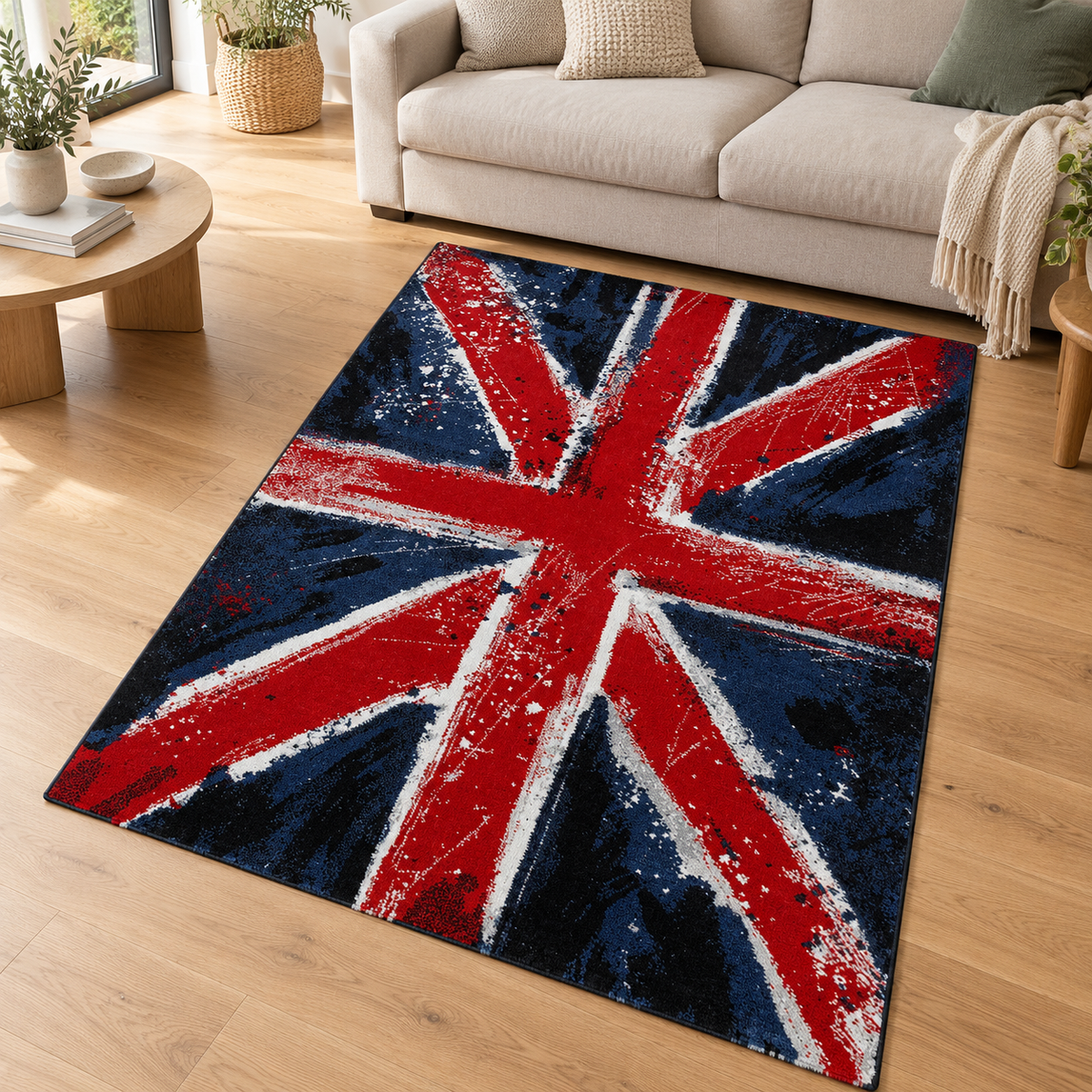 Tapis moderne METROPOLITAN UK en ambiance dans un salon