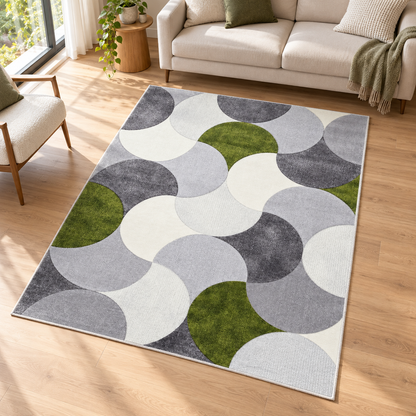 Tapis de salon moderne GOJA en ambiance dans un salon