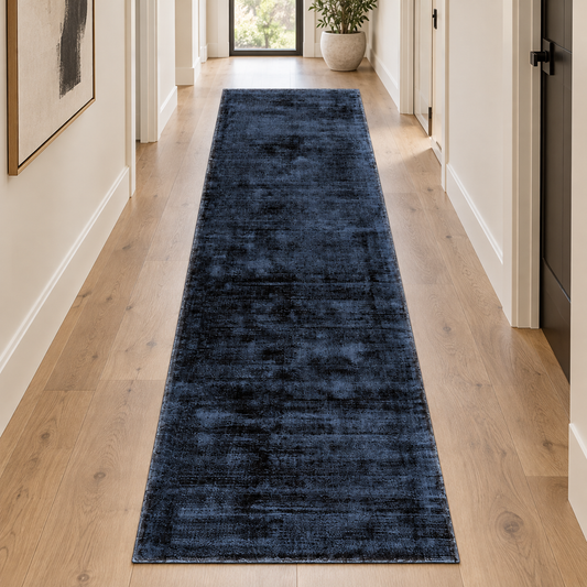 Tapis de couloir moderne en viscose LAME en ambiance