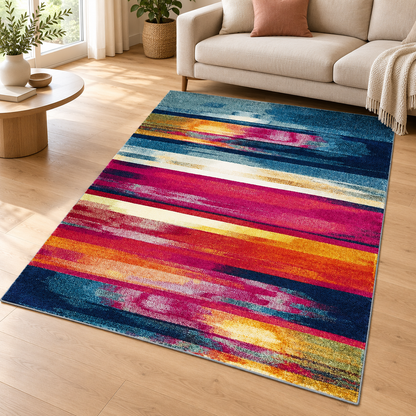 Tapis de salon design AVON en ambiance dans un salon