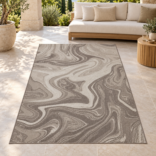 Tapis intérieur extérieur LOBBY MARBLE en situation