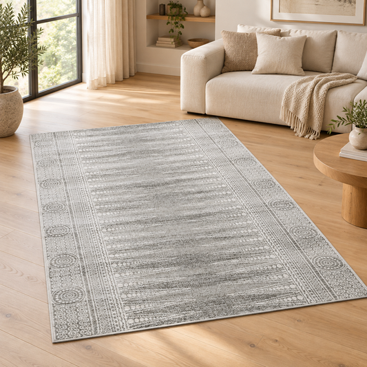 Tapis de salon design AVON NV07 en ambiance dans un salon