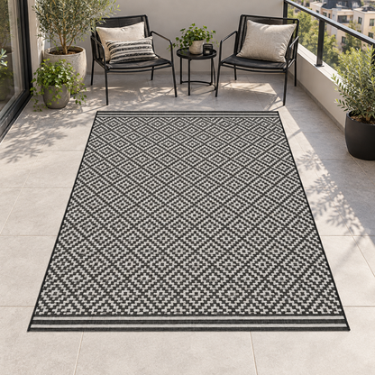 Tapis Intérieur Extérieur plat LOBBY — tapis entier en situation