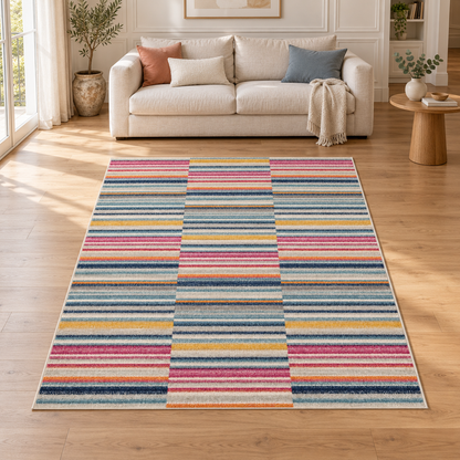 Tapis tissé plat moderne INSPIRE en situation