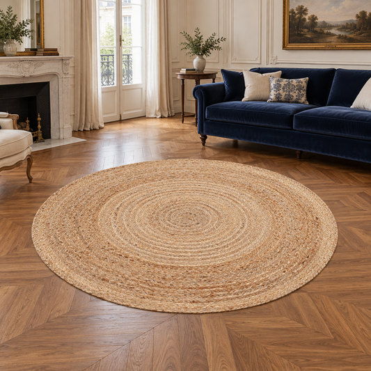 Tapis ALBERTO entièrement visible en situation — ambiance Novatrend