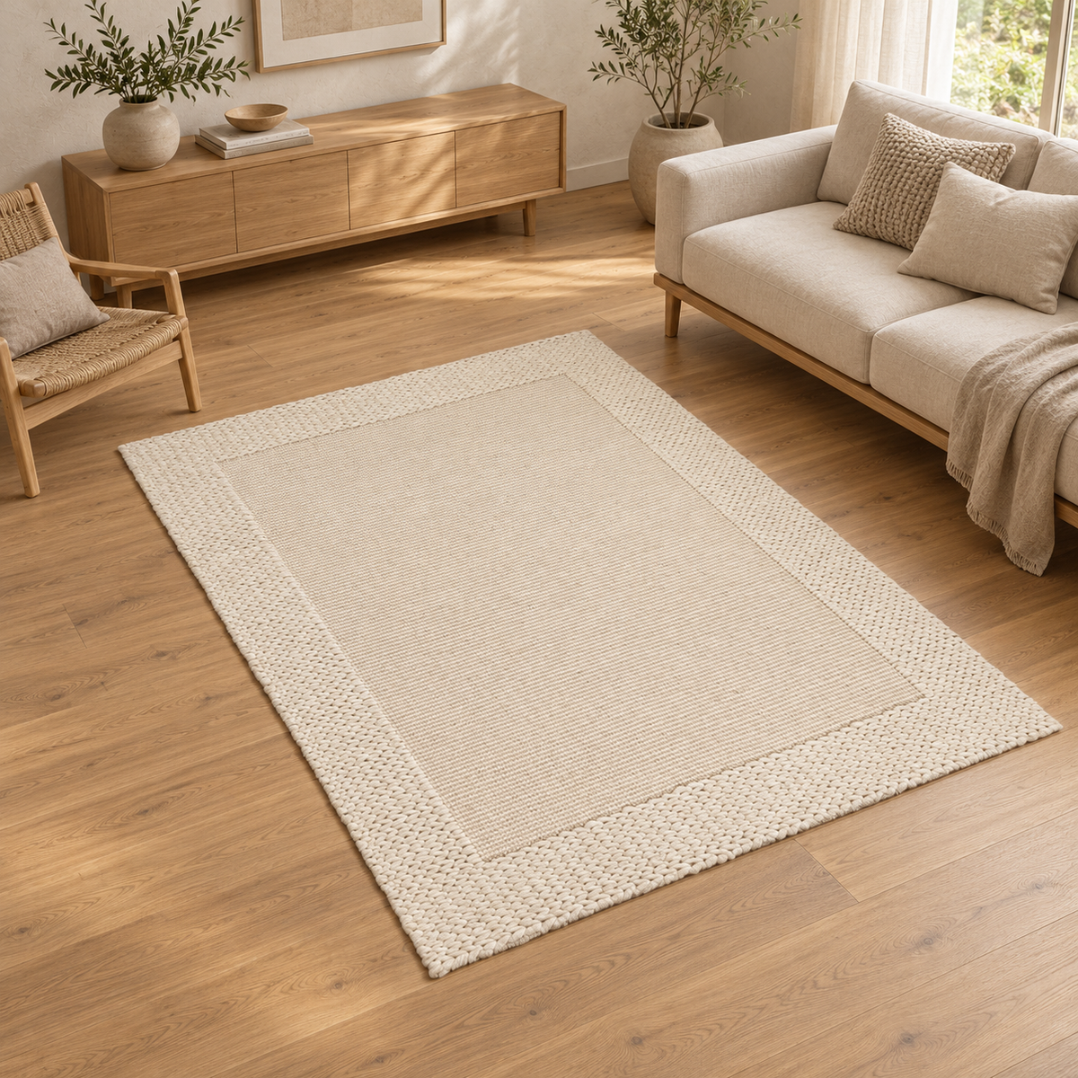 Tapis AVENUE entièrement visible en situation — ambiance Novatrend